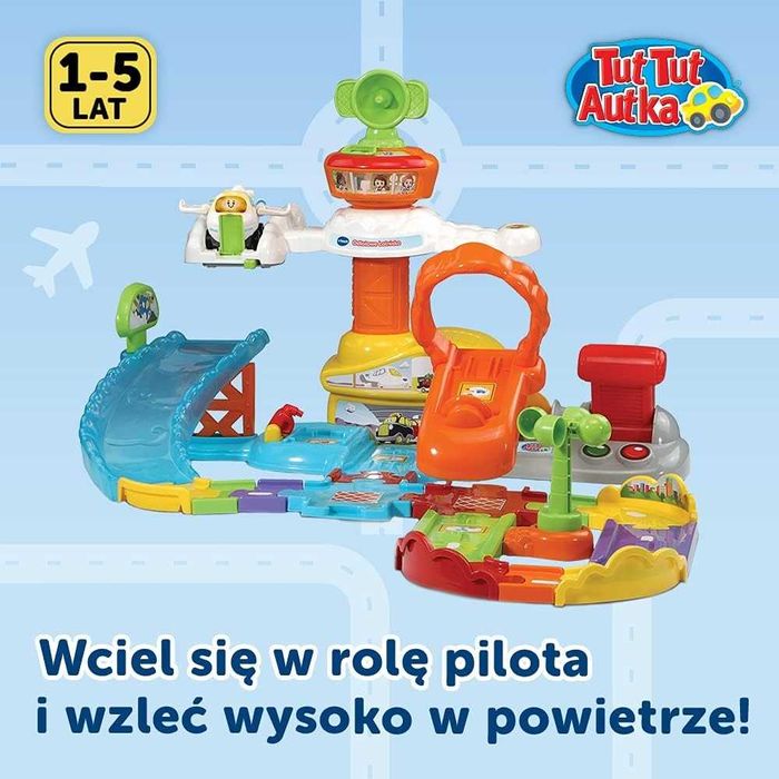 Vtech Tut Tut Autka Odlotowe lotnisko + samolot 61241