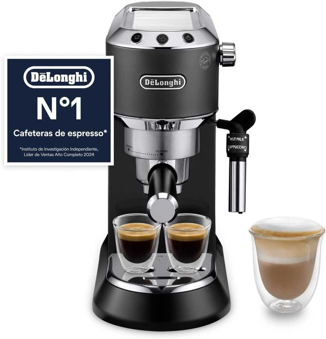 Máquina de Café - Nova e Selada - De'Longhi Dedica Preta