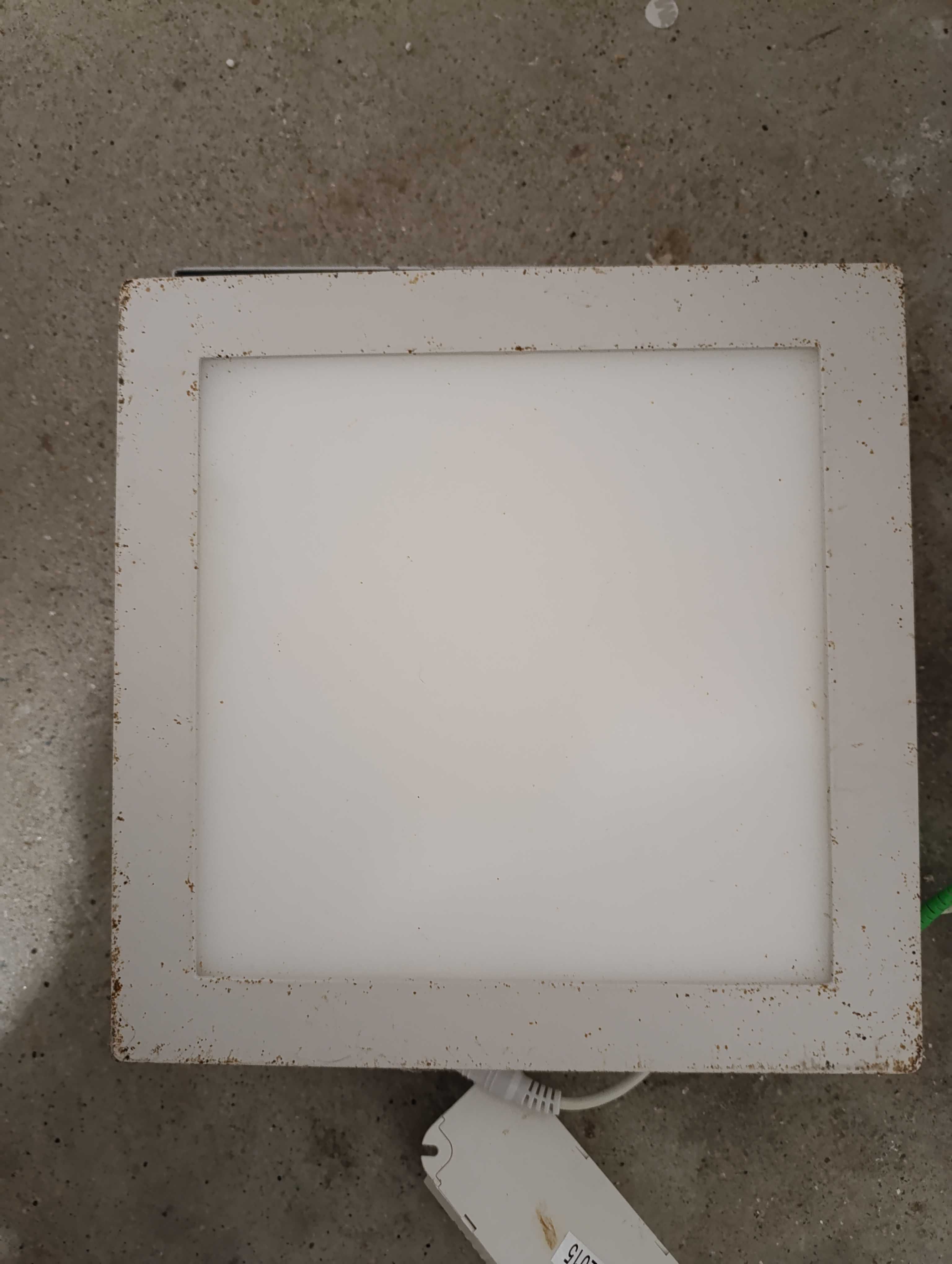 Candeeiros quadrados Led metal