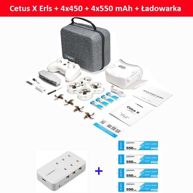 BetaFPV Cetus X Pełny Zestaw Kit | ERLS | 8 baterii NOWY | OD RĘKI