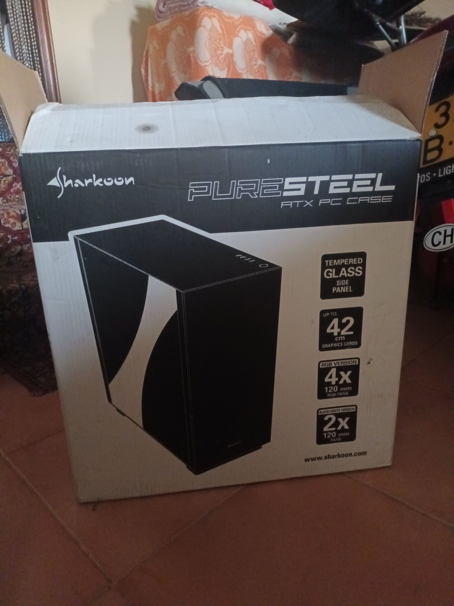 Torre Gaming ATX Sharkoon Pure Steel RGB