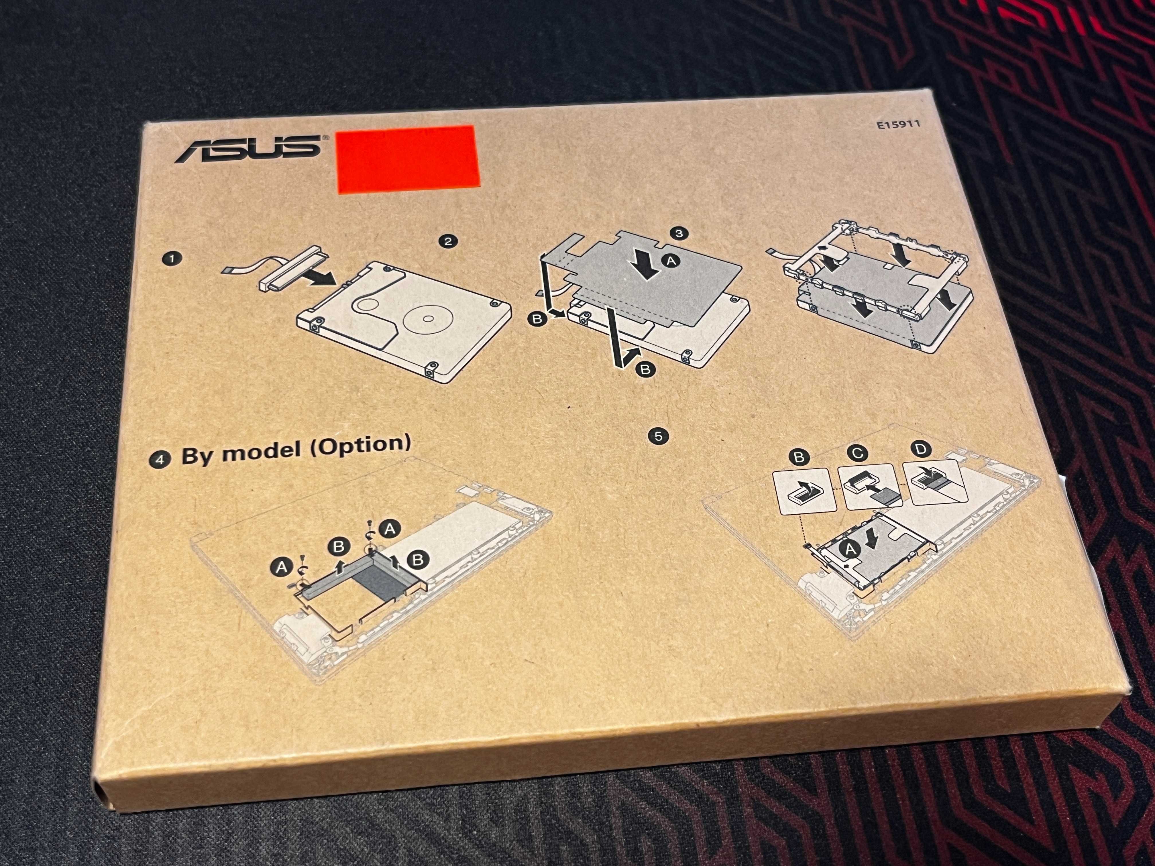 Nowy KIT adapter dysku HDD SSD 2.5" E15911 ASUS X515E
