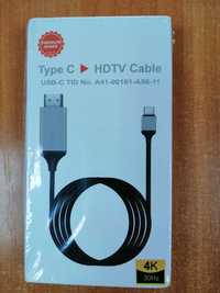 Кабель USB Type-C - HDMI 1.8м 4К з частотою 30 Гц