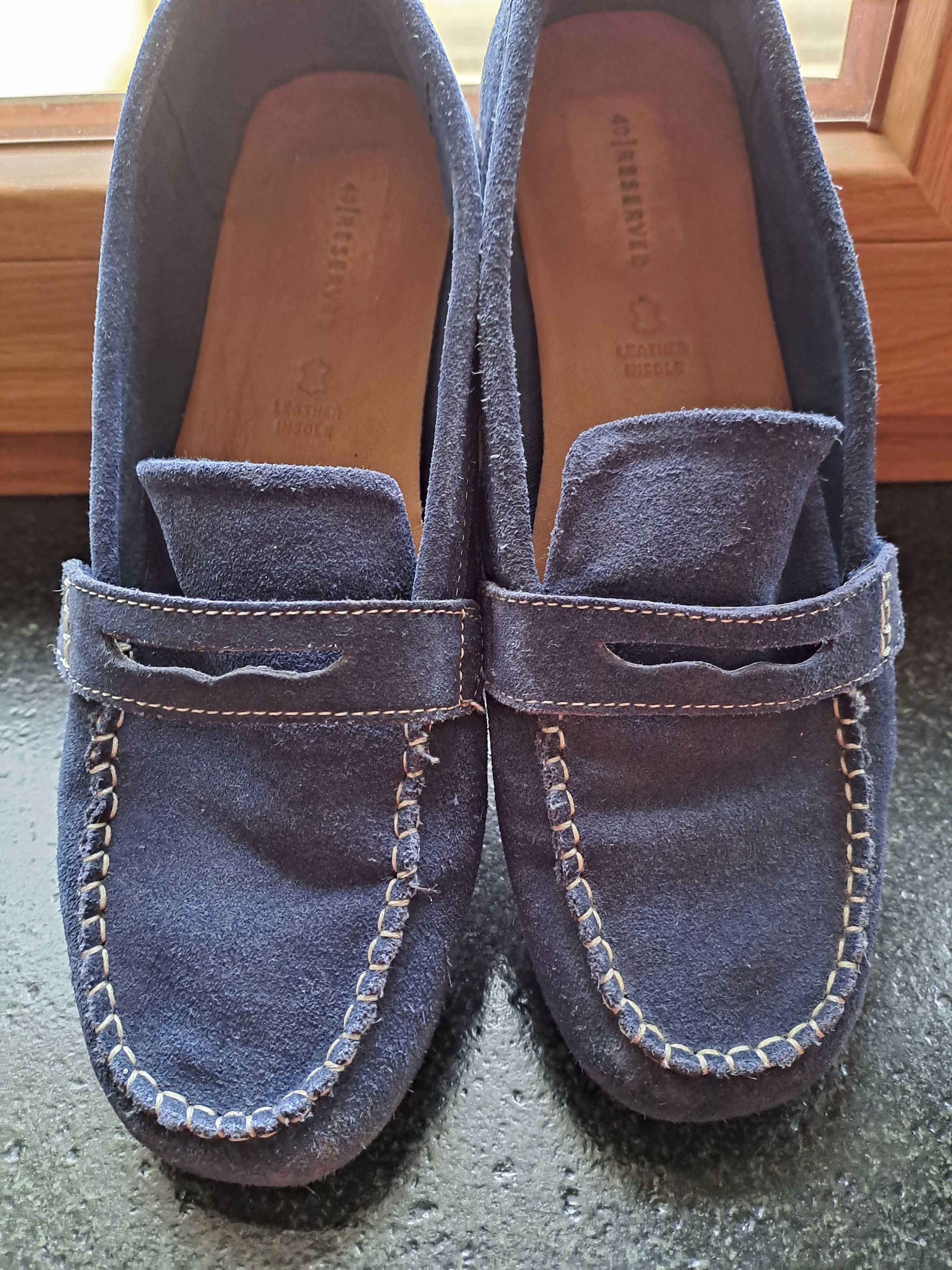 Buty / mokasyny na komunię, uroczystość szkolną r. 40