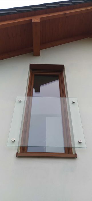 balustrady szklane na rotulach, na szynie, balkony francuskie, poręcz