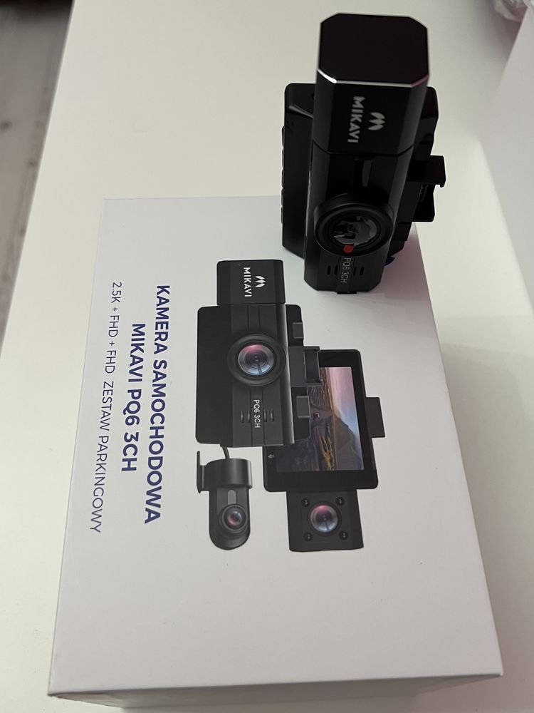 Kamera samochodowa Mikavi PQ6 3 CH 3-kan Nowa Krk wideorejestrator
