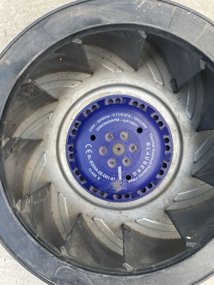 Промисловий відцентровий вентилятор Blauberg BL -B190A-2E-A01-01