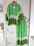 Komplet koszula kimono narzutka+ spodnie oversize  wiskoza L
