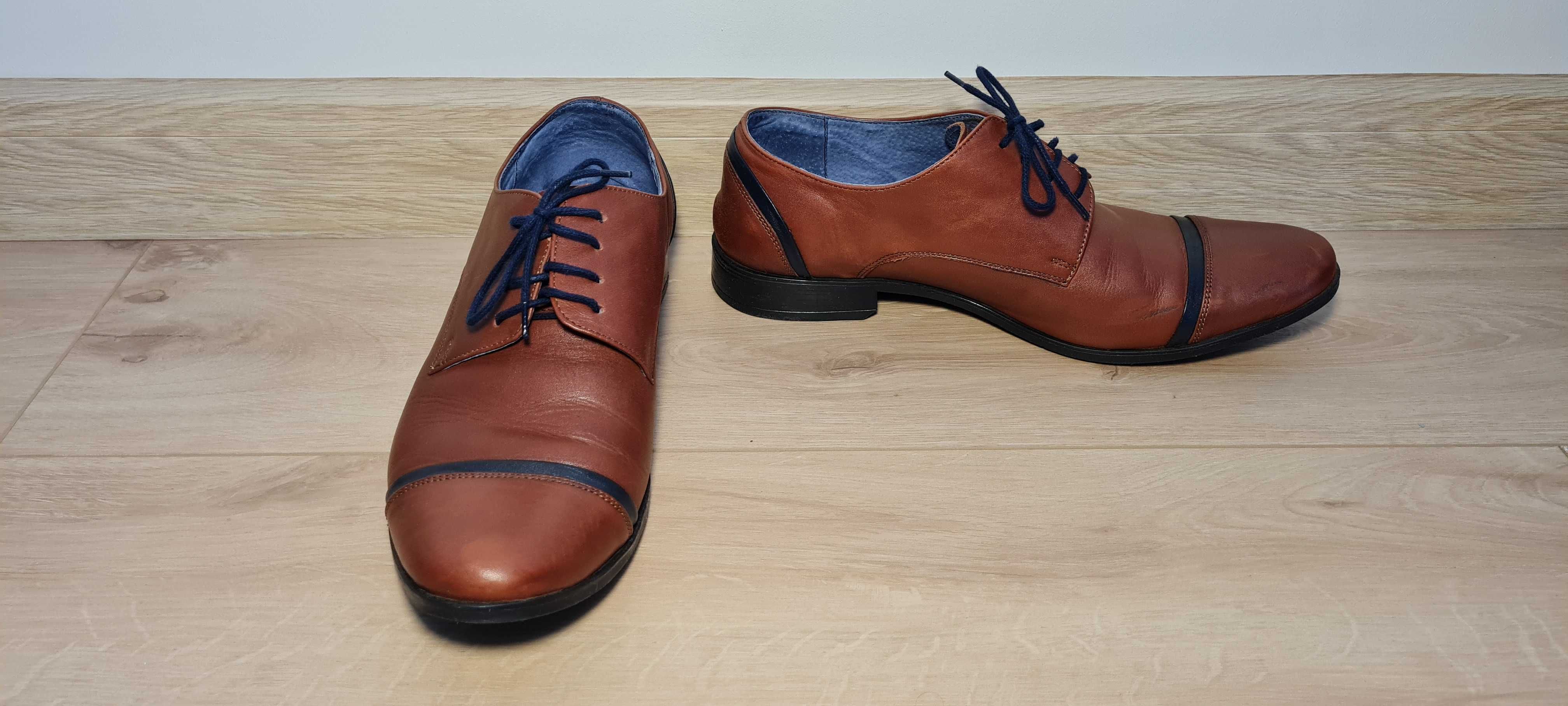 Buty męskie Steve Reeve 39 skóra naturalna
