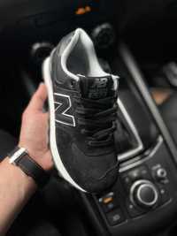Кросівки Жіночі New Balance 574 Black & White/Gray & Black,кросовки