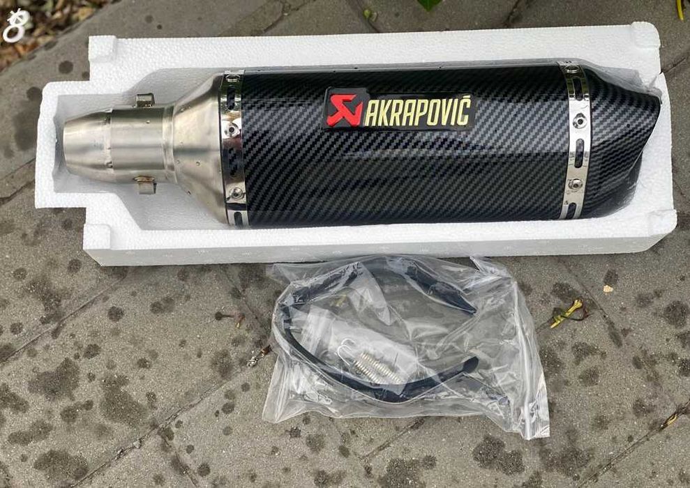 Прямоток Акрапович Вихлоп на мотоцикл Прямоточний Вихлоп на байк