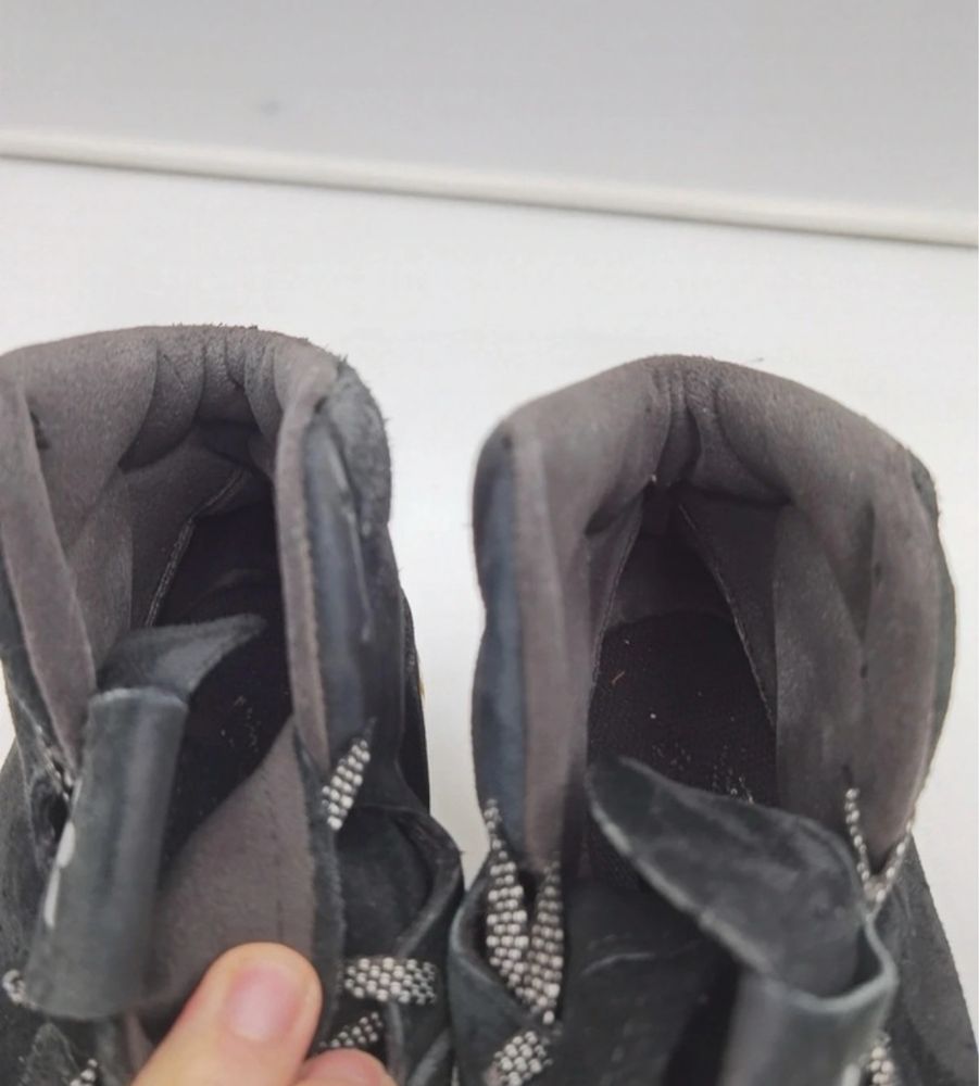 Zimowe skórzane buty męskie za kostke adidas