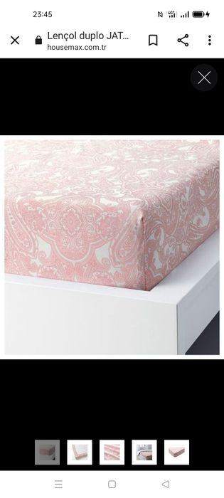 Lençol azul acinzentado, Somntuta IKEA. NOVO