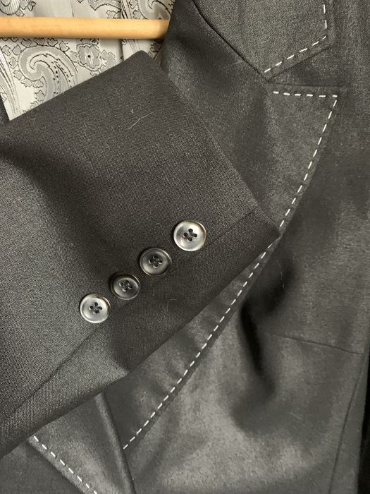 Жіночий костюм, юбка-жакет, вовна, р. S