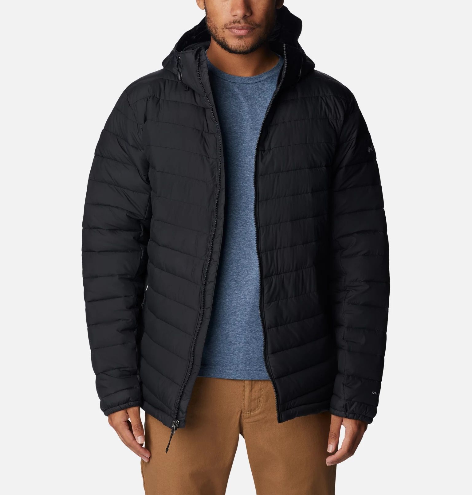 Мужская утепленная куртка с капюшоном Columbia Slope Edge