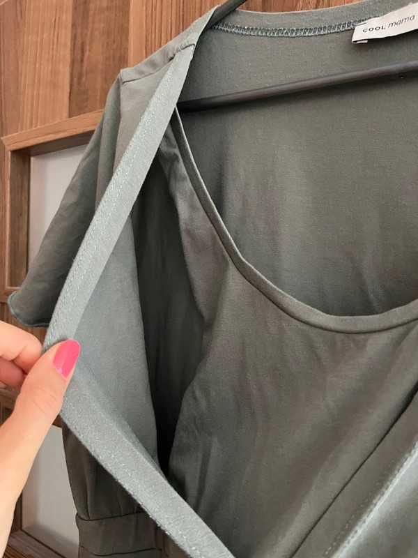 Cool mama koszula ciążowa do karmienia z krótkim rękawem rozmiar M
