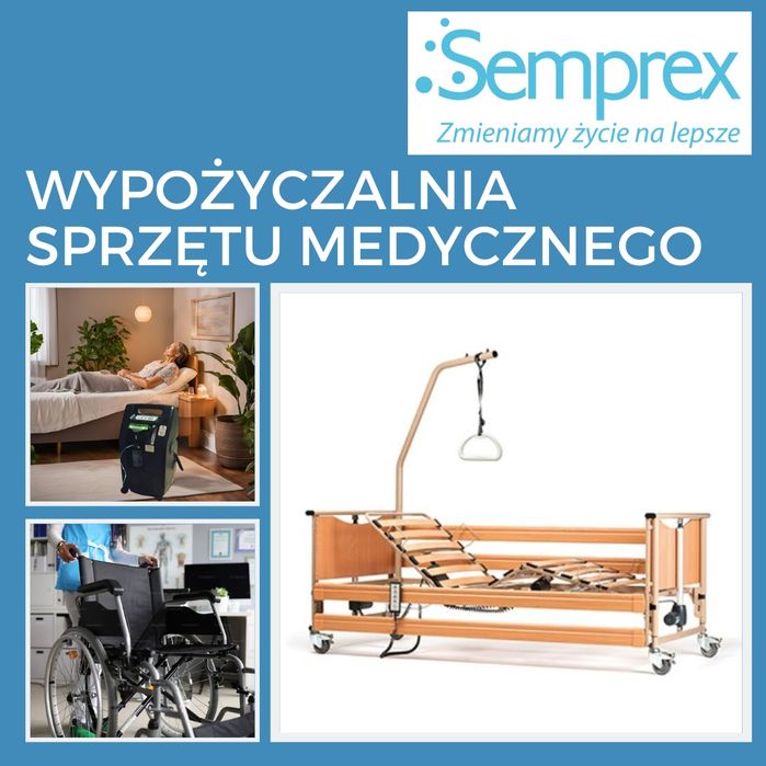 ŁÓŻKO rehabilitacyjne Wynajem Wypożyczalnia Dzierżawa