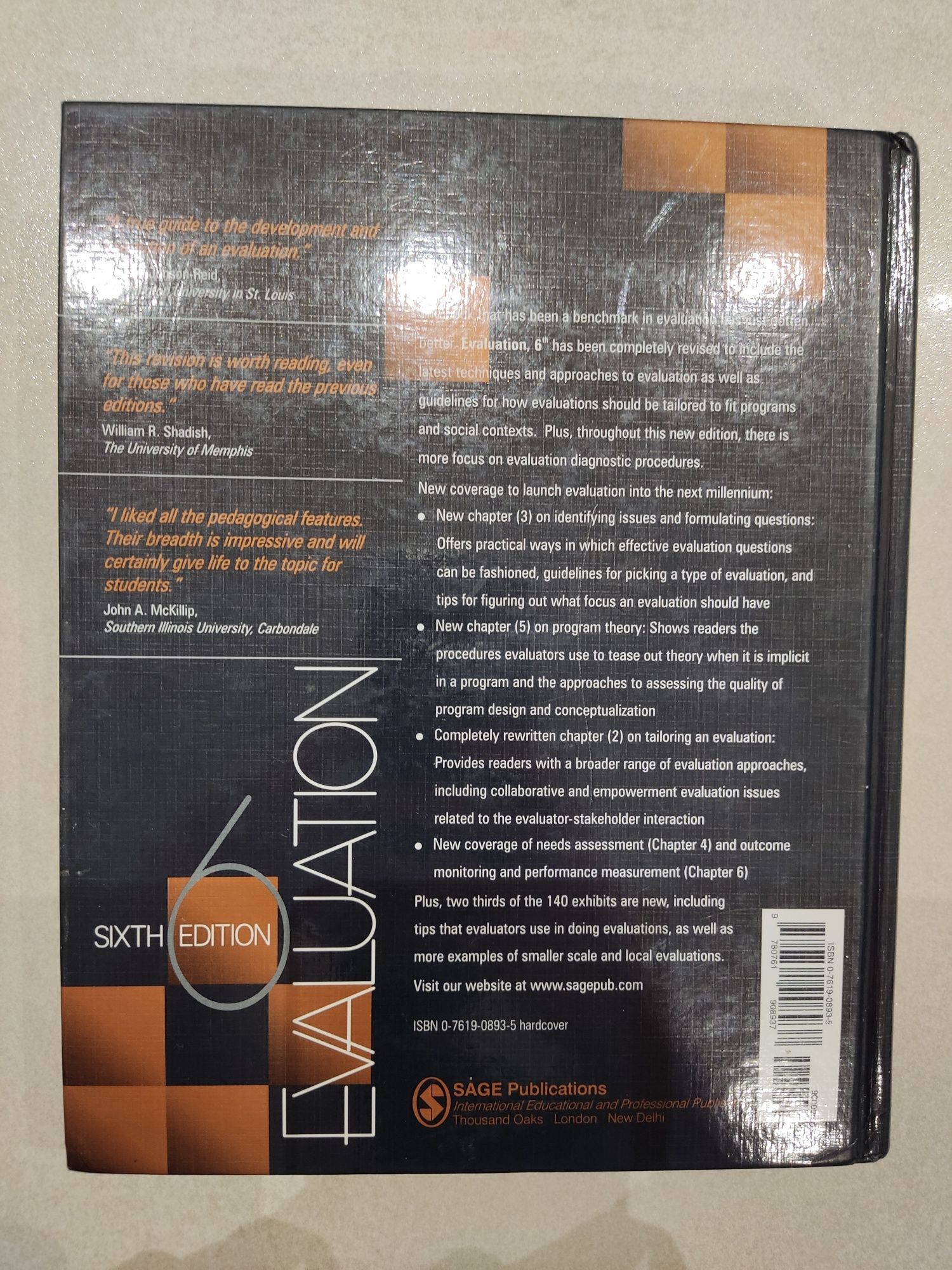 Evaluation A systematic approach 6 edt