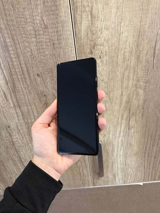 Дисплей Samsung S21 Ultra с рамкой, отпечатком пальца, black