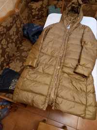 Пальто жіноче осінь-зима, капюшон, пояс