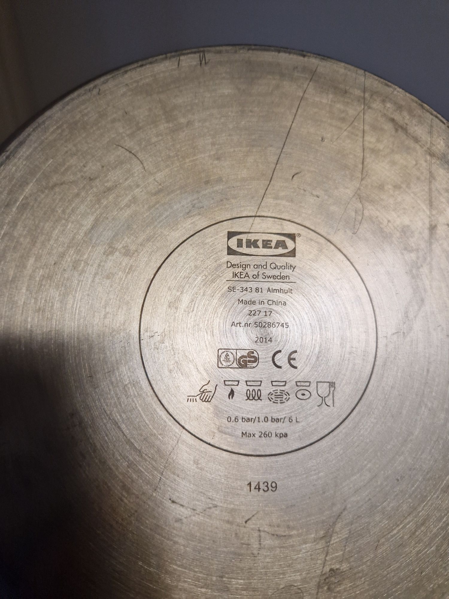 Szybkowar Ikea, 6L