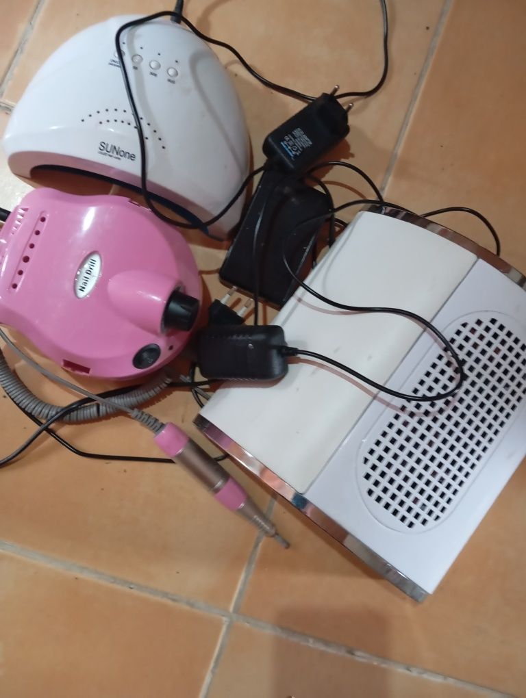 Forno, broca e aspirador