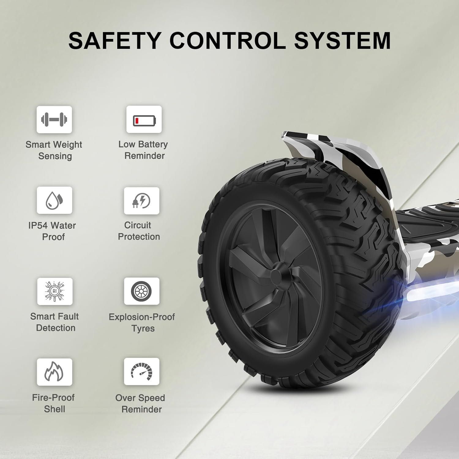 Hoverboard 8,5" Gokart Bluetooth Podwójny silnik dla dzieci dorosłych