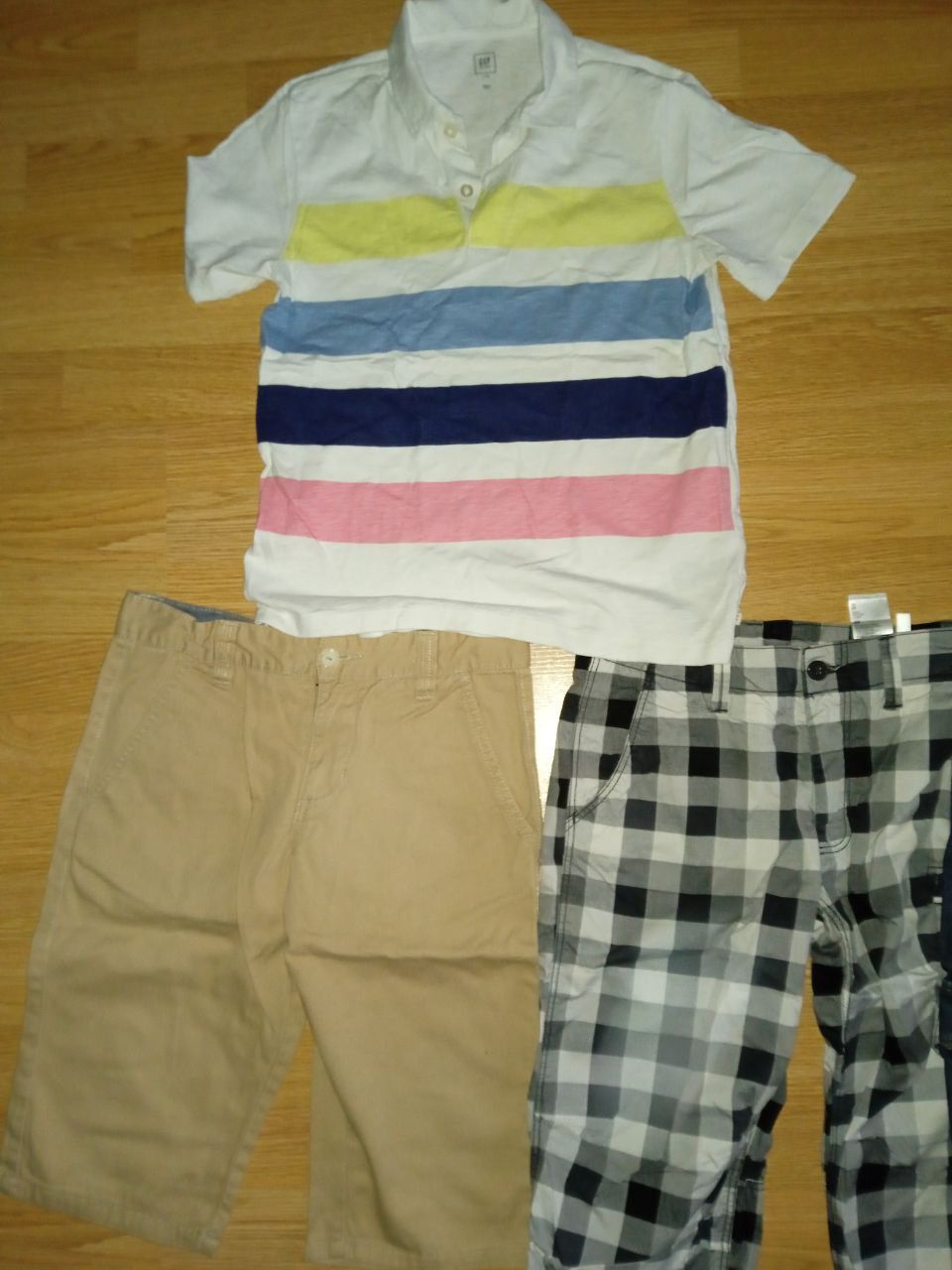 Пакет летних вещей на мальчика 11-12 лет футболки и шорти