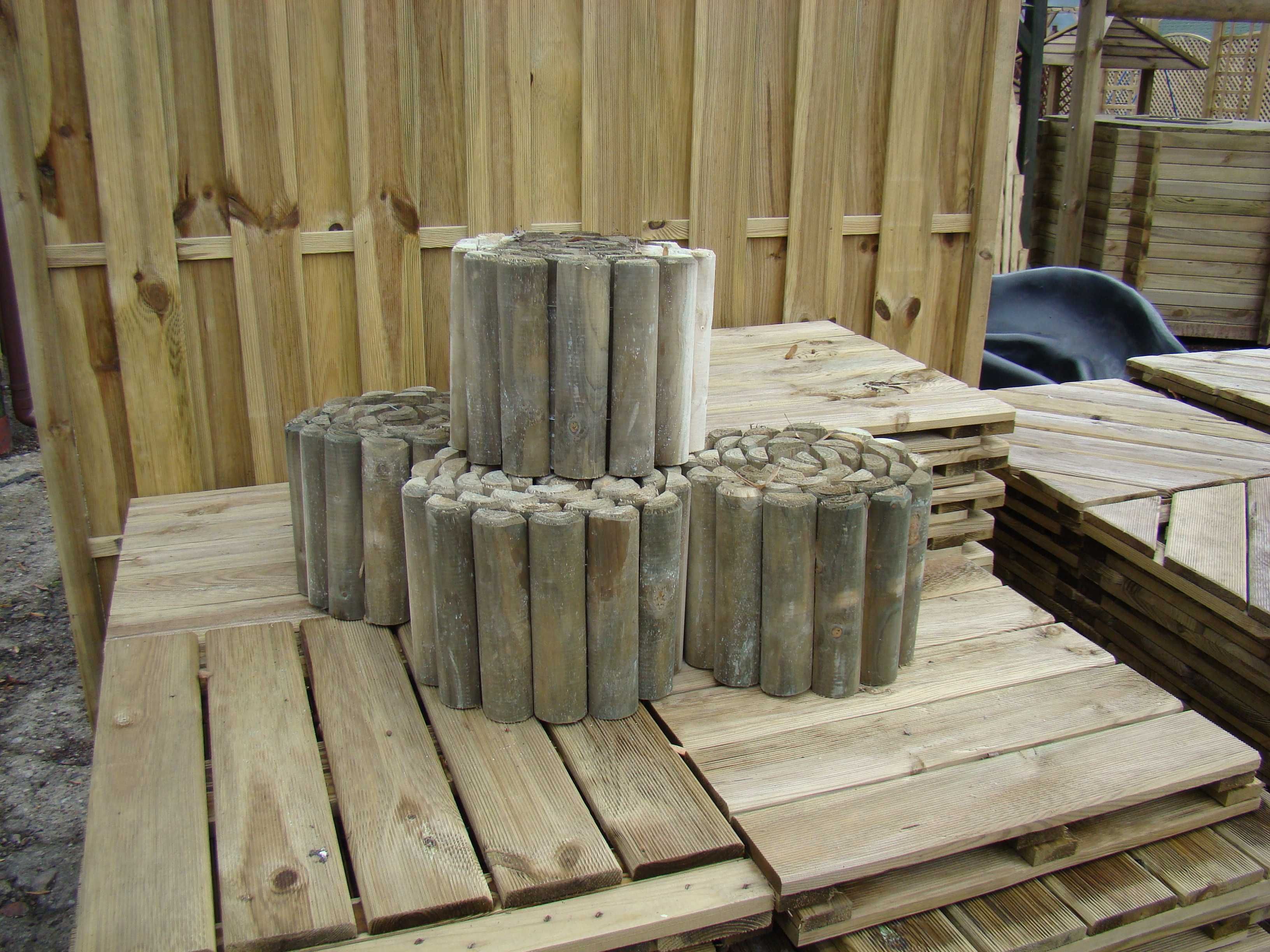 Rollborder 5x20x200cm płotek palisada impregnowany, WYSYŁKA
