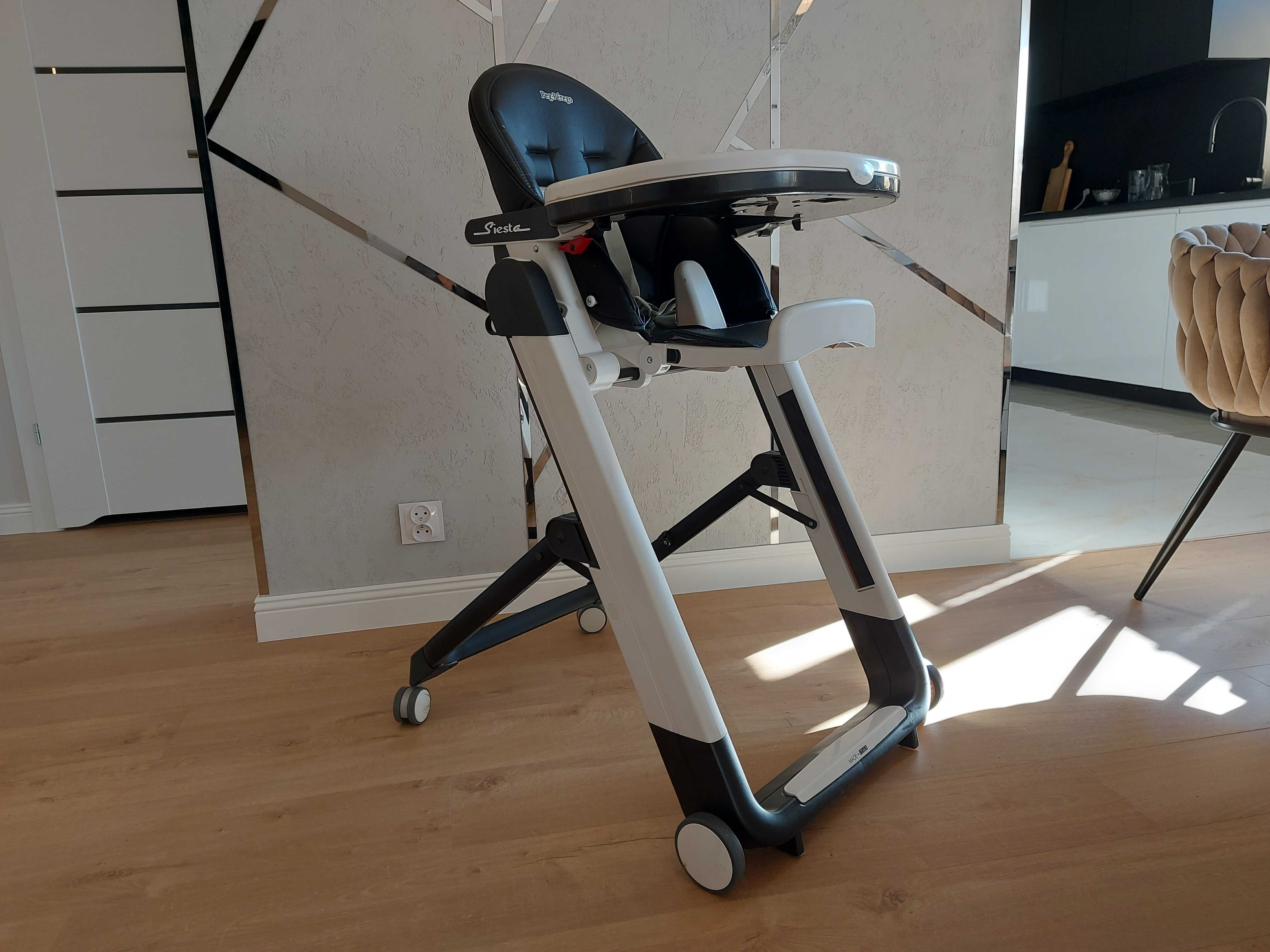 Krzesełko do karmienia Peg Perego Siesta - jak nowe!