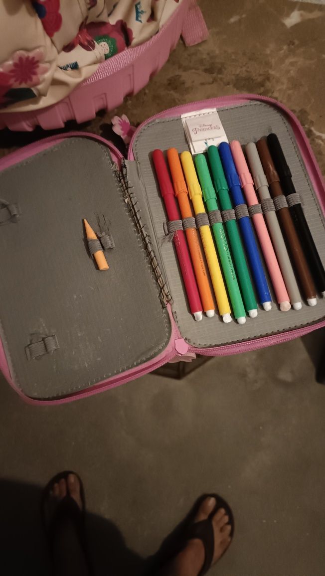 2 Mochilas escolares e estojo