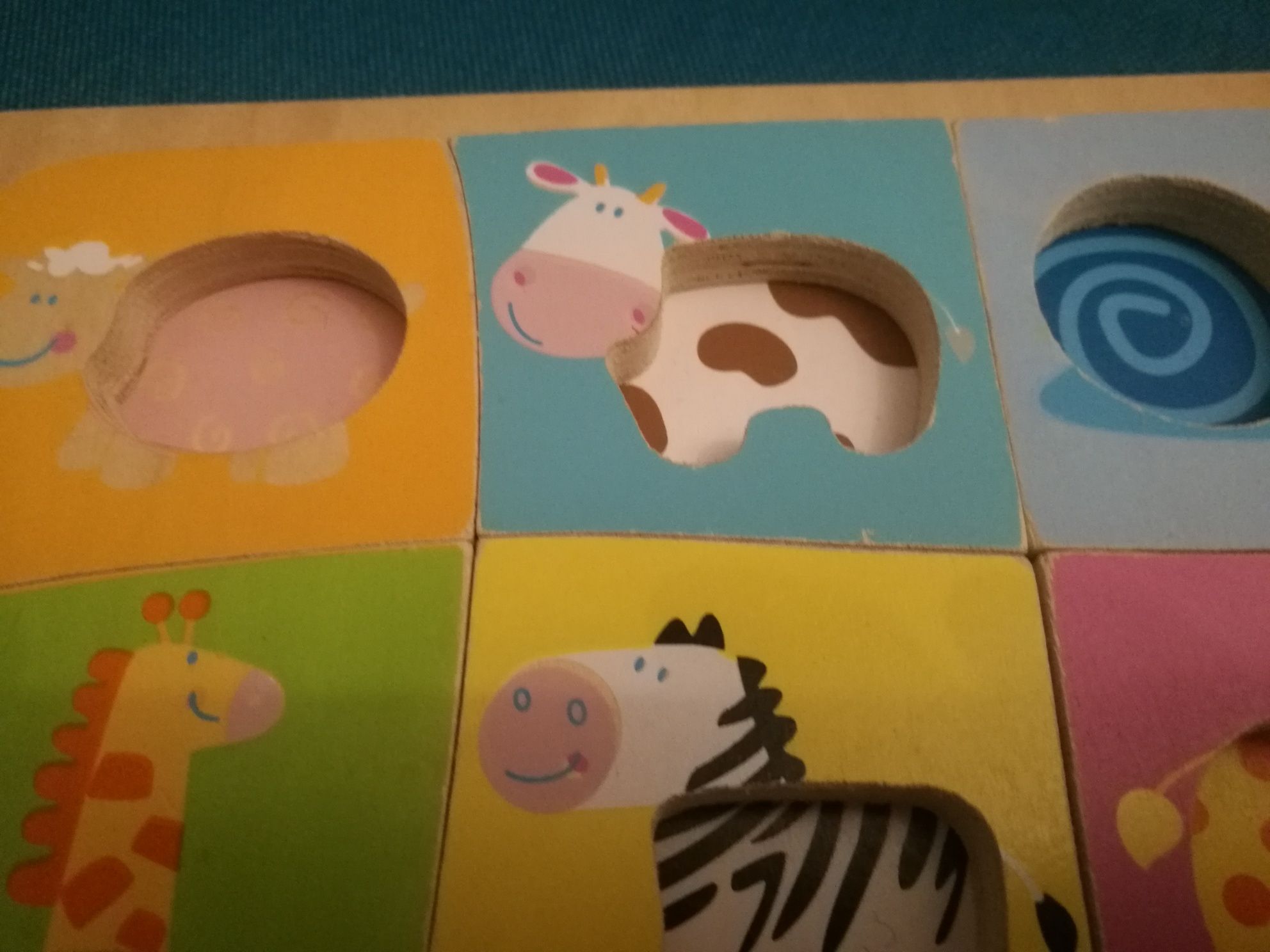 BigJigs drewniana układanka puzzle ze zwierzątkami