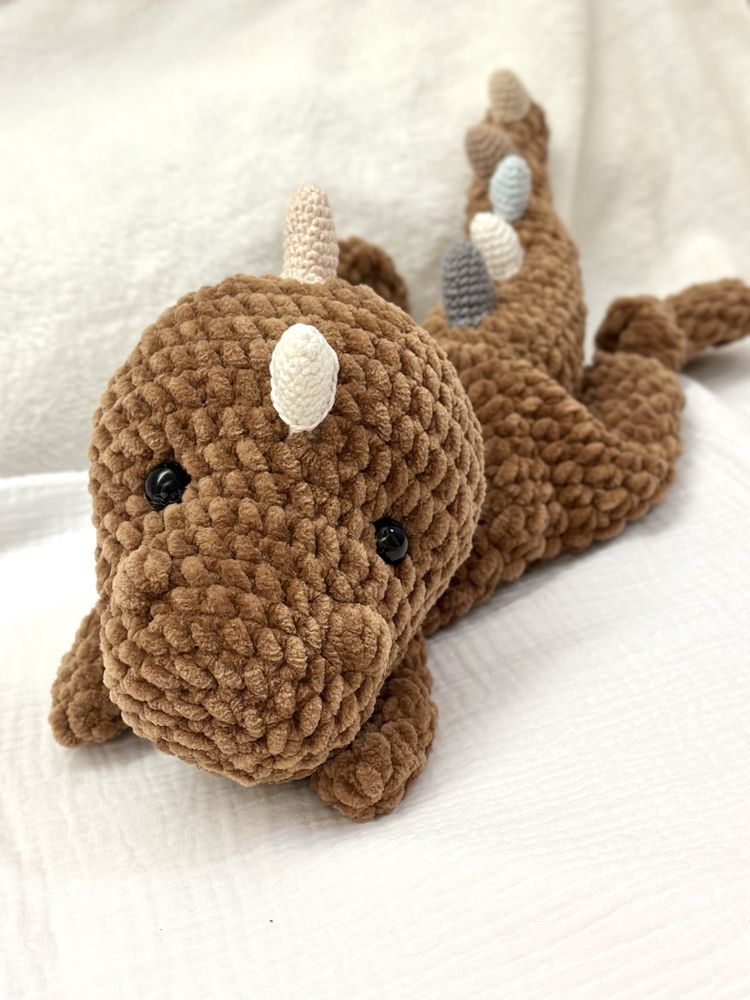Naninha dinossauro amigurumi