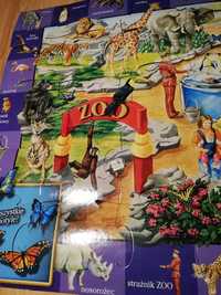 Puzzle edukacyjne Przyjazne Zoo Elefun