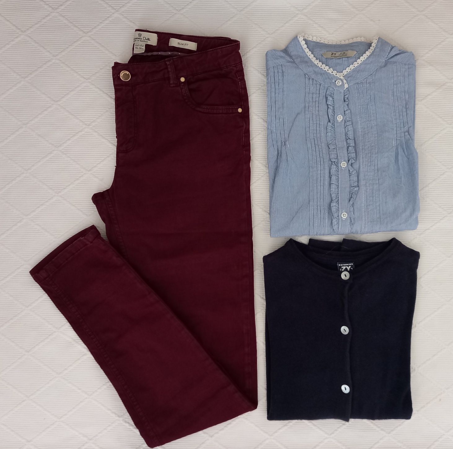 Calças / Jeans Massimo Dutti / blusas rapariga 11/12 anos (desde 3€)