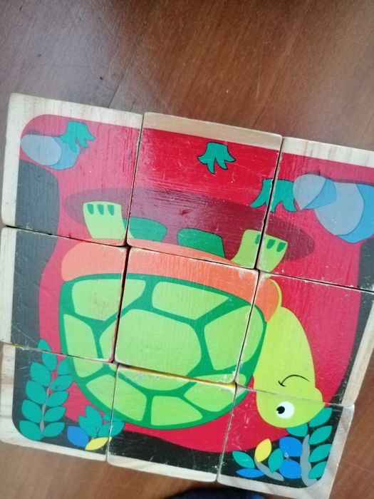 Puzzle de cubos Madeira
