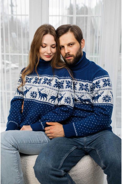 Family Look светри, Українська в’язка, образ для пари та дітей, Вовна