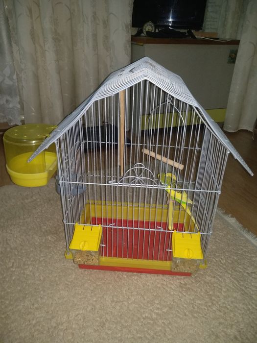 Клетка для попугаев кормушка поилка душевая