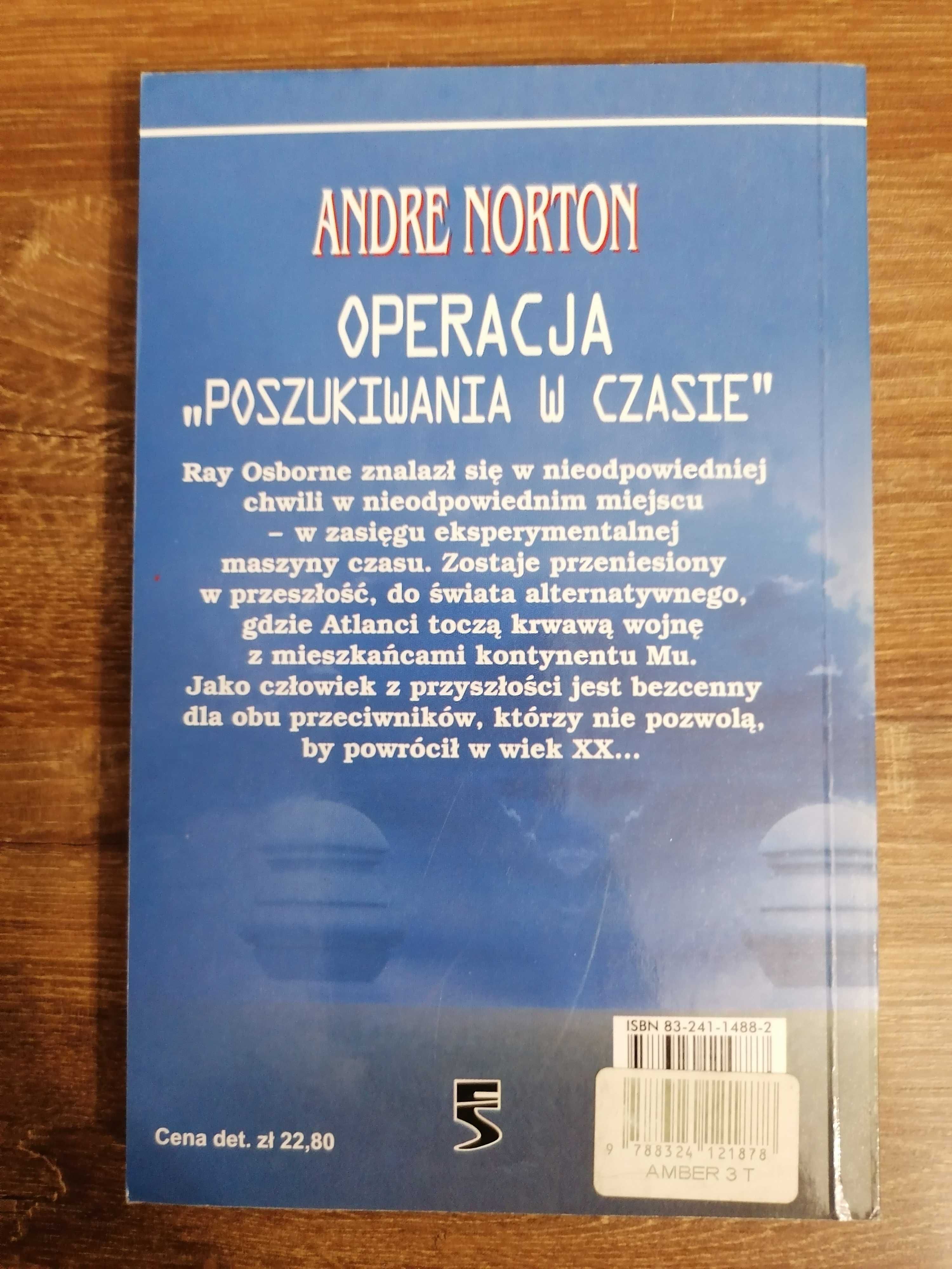 Andre Norton - "Operacja "Poszukiwania w czasie"" NOWA