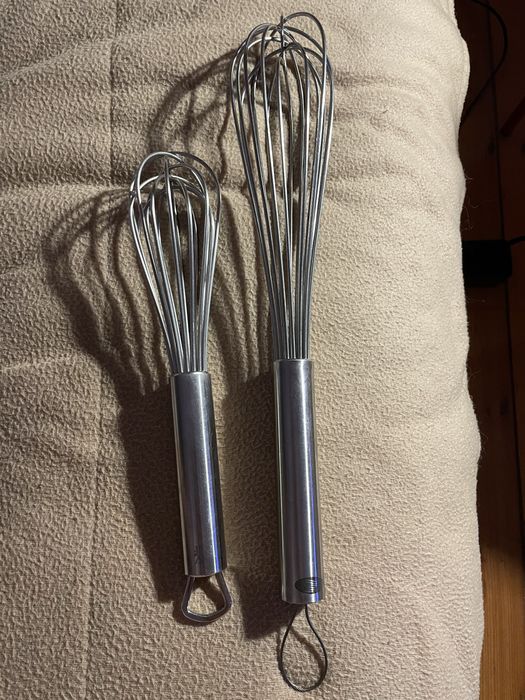 Whiskers de cozinha, aço grosso, profissional