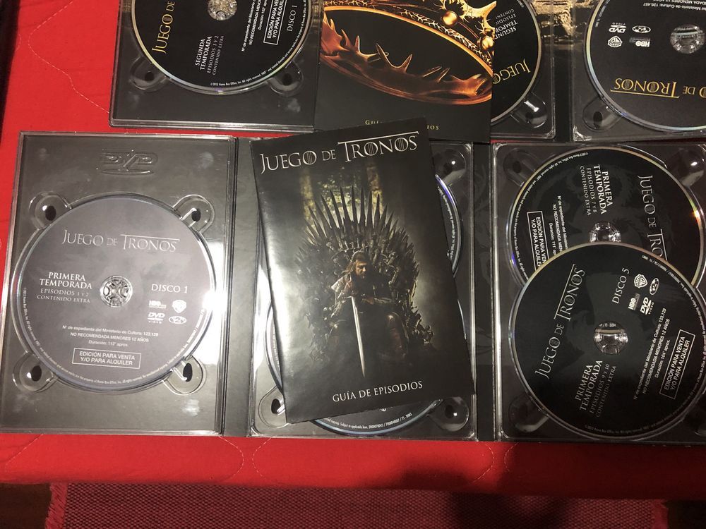 Game of Thrones - 1a, 2a e 3a temporada em DVD