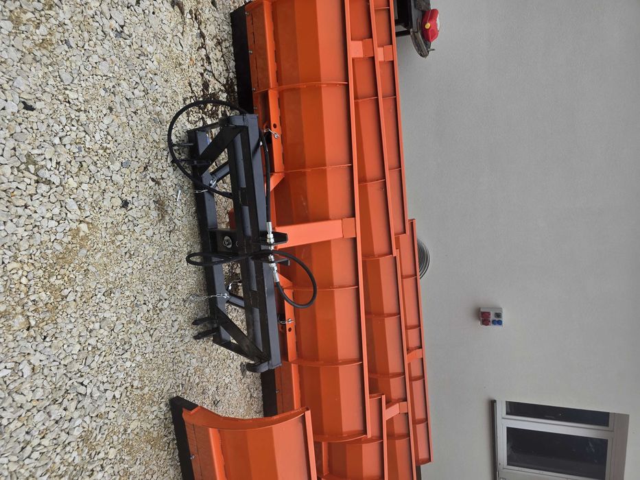 Pług śnieżny 2,0 m – TUR/TUZ/wózek widłowy – solidny – wysyłka