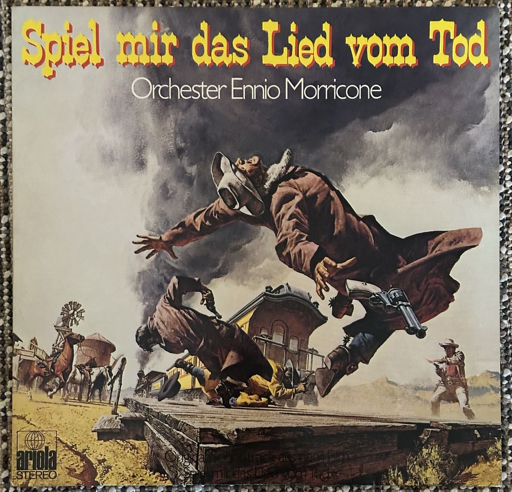 Winyl soundtrack „Pewnego razu na Dzikim Zachodzie” VG+, GER 78