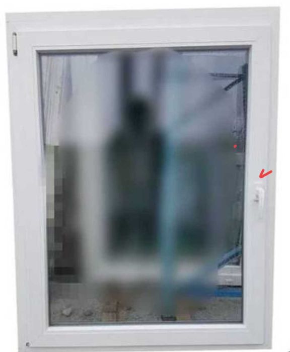 Okno pcv białe 780 x 1380 mam