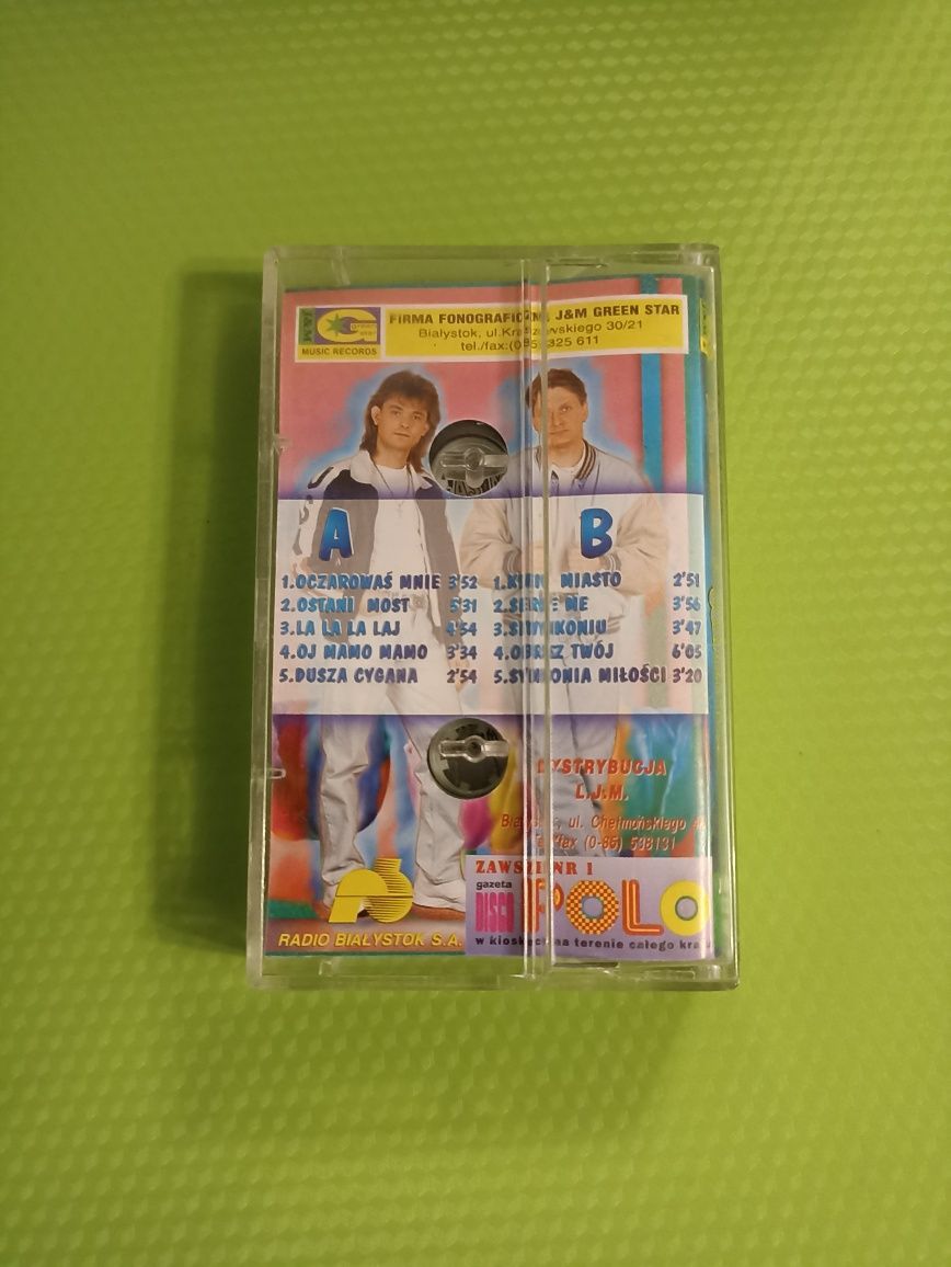 AKCENT oczarowałaś mnie disco polo kaseta audio