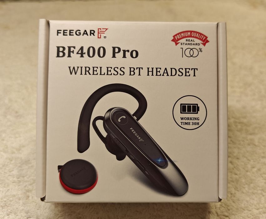 Feegar BF400 PRO słuchawka Bluetooth 30h