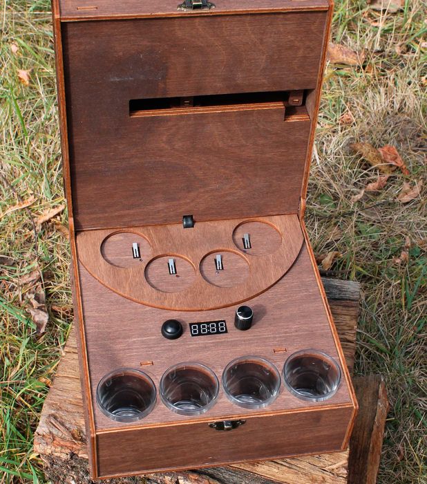 USB автобармен – автомат дозатор для напоїв, 4 чарки, 2 режими