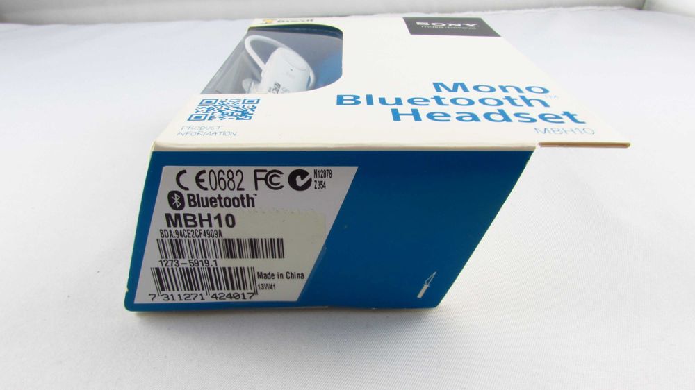 SONY - MBH10 Słuchawka Bluetooth Bezprzewodowa