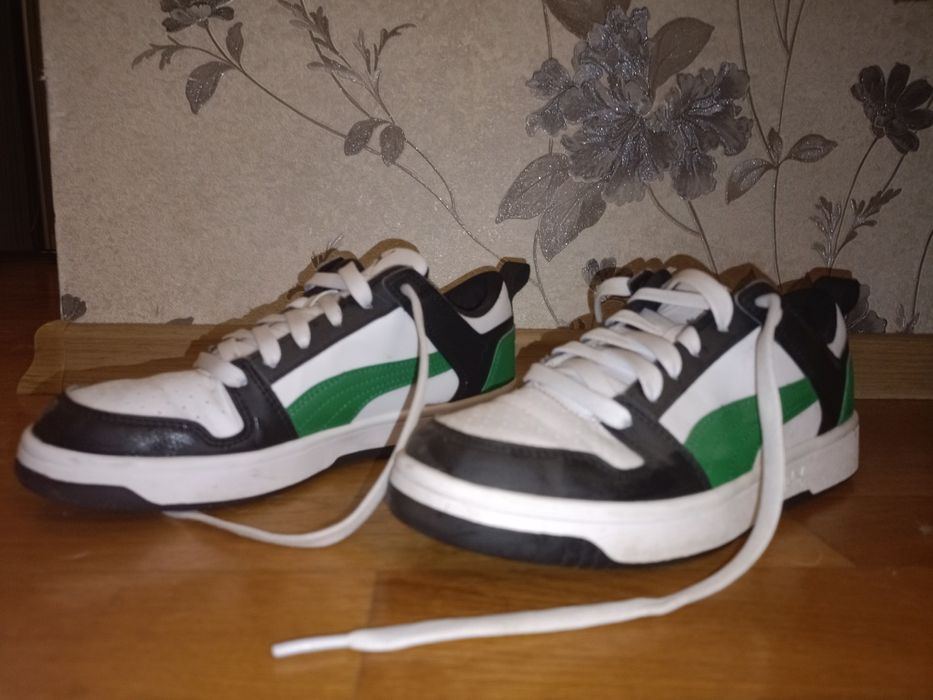 Кеди пума ( зелений з чорним )