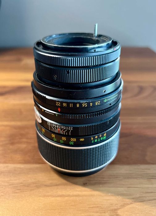 Lente objetiva Kalimar Auto-T Telephoto 135mm f2.8